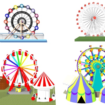 Modern Ferris Wheel Rides