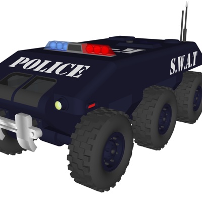 Modern Police Car