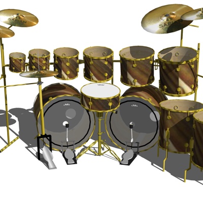 Modern drum set