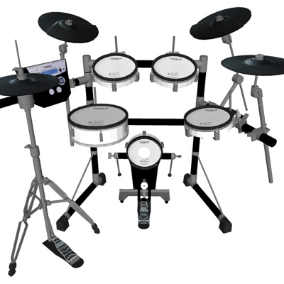 Modern drum set