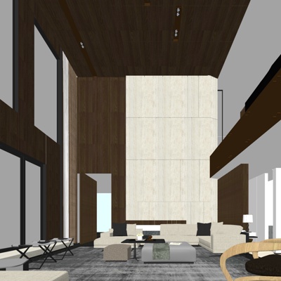 Modern Villa Lobby