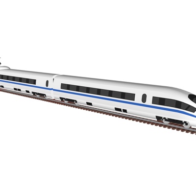 Modern high-speed train