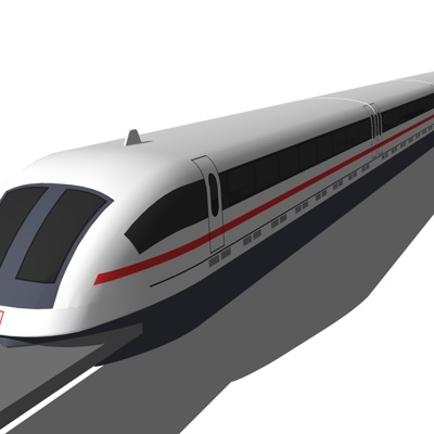 Modern high-speed train