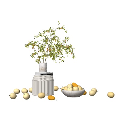 Modern Green Plant Vase Ornaments Free