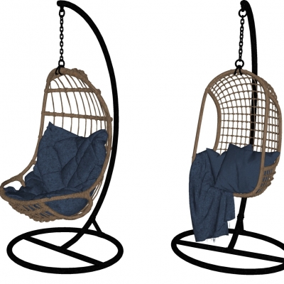 Modern hanging chair combination