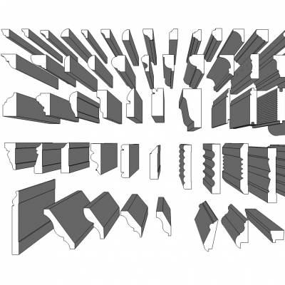 Modern gypsum line combination