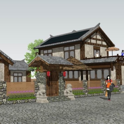 Chinese-style Nongjiale Residence
