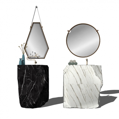 Modern Marble Bathroom Cabinet Washstand