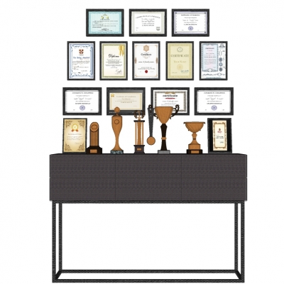 Modern Certificate&Trophy Combination