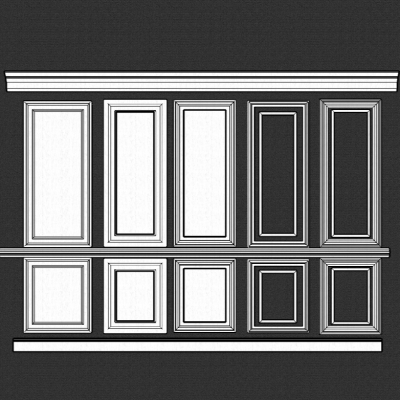 European style clapboard line combination