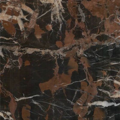 Imported Stone Marble High Definition Afghanistan Black Gold Flower