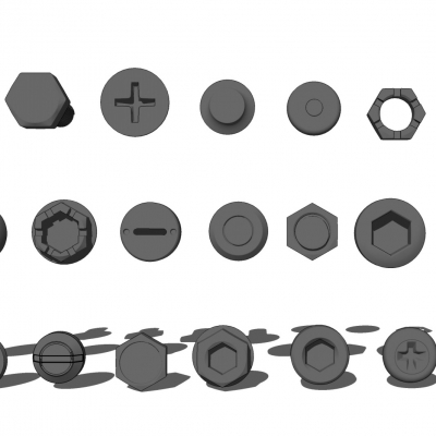 Modern screw nut screw combination