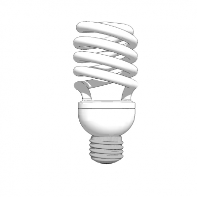 Modern energy saving light bulb free