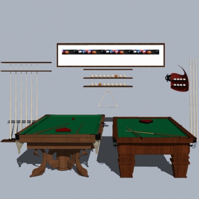 Modern pool table combo