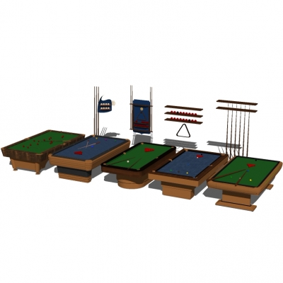 Modern pool table combo