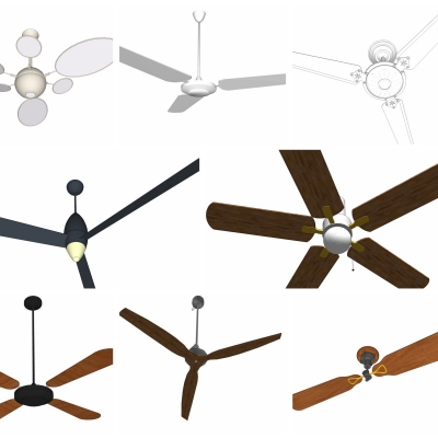 Modern ceiling fan fan combination