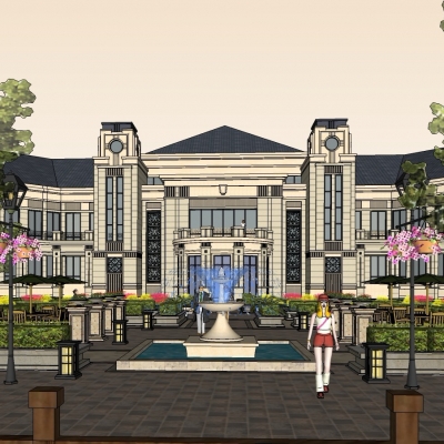 Neoclassical Style Hotel