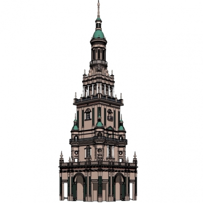 European-style tower