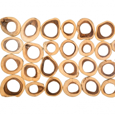 Natural wind wood annual ring wall decoration pendant