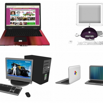 Modern computer portfolio