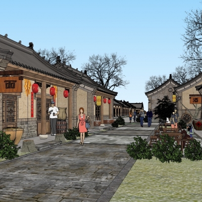 Chinese Folk Ancient Street