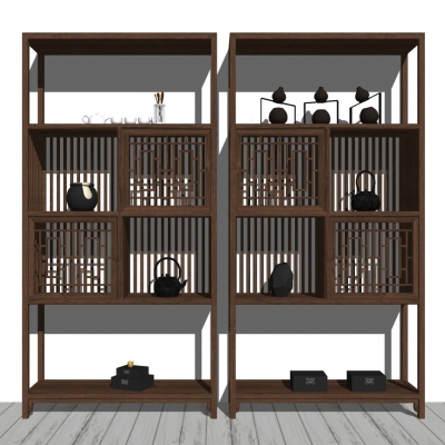 Chinese-style Solid Wood Antique Rack