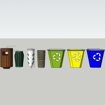 Modern dustbin trash can