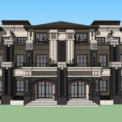 neoclassical townhouse