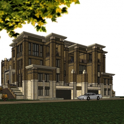 neoclassical townhouse