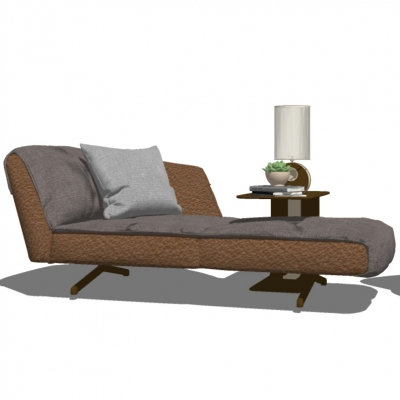 Modern Lounge Chair chaise longue side combination