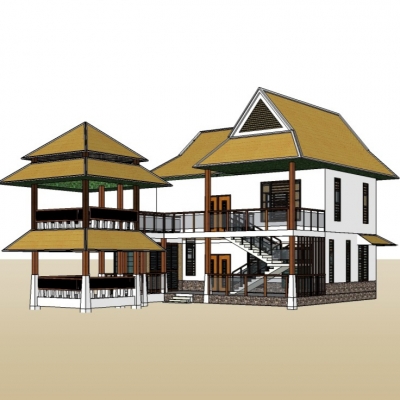 Southeast Asia single-family villa