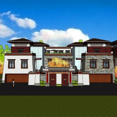 Tibetan townhouse