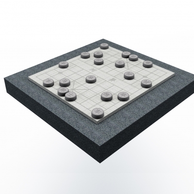 Chinese Chess Stone Platform