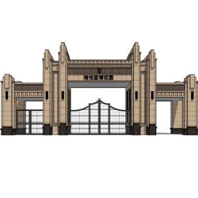 Neoclassical Style community entrance