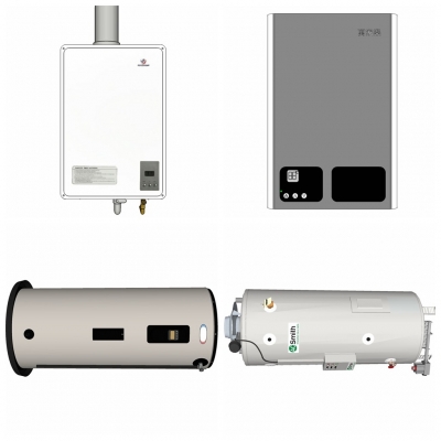 Modern water heater combination