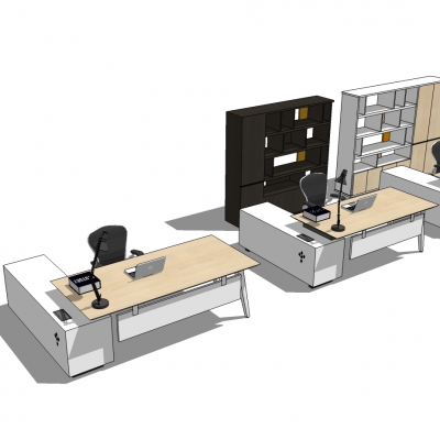 Modern office desk and chair combination