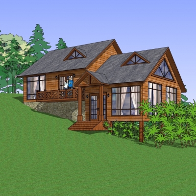 Modern chalet