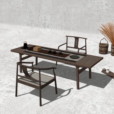 New Chinese Tea Table and Chair Combination