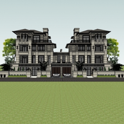 New Chinese-style townhouse