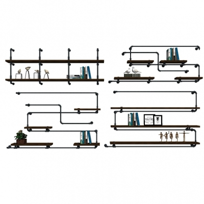 Industrial storage rack shelf