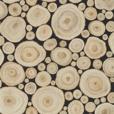 Natural wood grain wallpaper