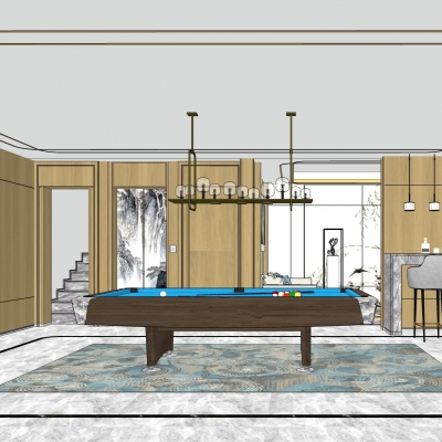 New Chinese Billiards Room