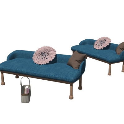 Modern Fabric Bed End Stool Foot