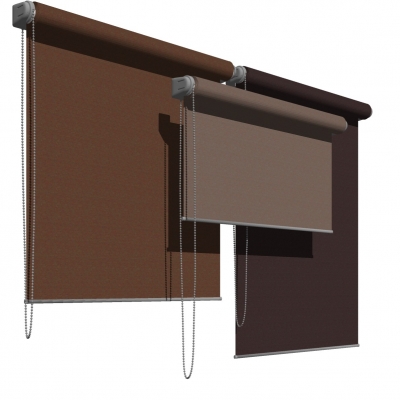 Modern fabric roller shutter