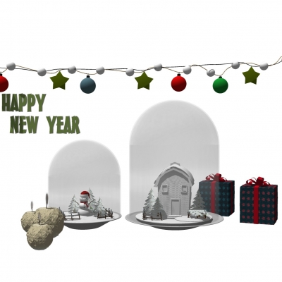 Modern Christmas Ornaments