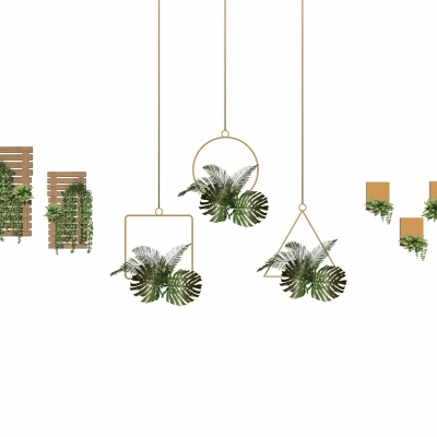 Nordic Green Plant Wall Decoration Pendant