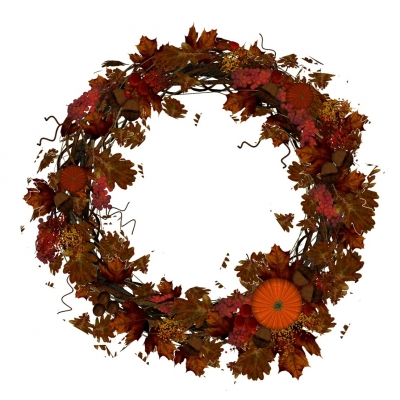 natural wind wreath