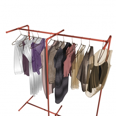 Modern clothing hanger combination