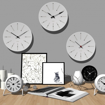 Nordic Simple Wall Clock Candle Ornaments