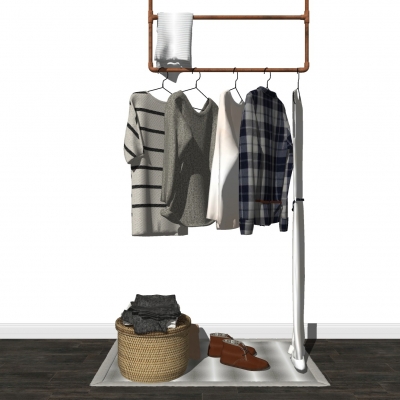 Modern hanger clothing combination